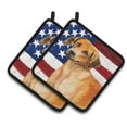 thumbnail image 1 of Caroline's Treasures Rhodesian Ridgeback Patriotic Pair of Pot Holders, 1 of 3