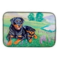thumbnail image 1 of Caroline's Treasures Rottweiler Dish Drying Mat, 1 of 2