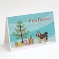 thumbnail image 1 of Russian Tsvetnaya Bolonka Lap Dog Christmas Tree Greeting Cards and Envelopes Pack of 8, 1 of 2
