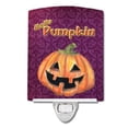 thumbnail image 1 of Caroline's Treasures SB3017CNL Hello Pumpkin Halloween Ceramic Night Light, 6x4x3", multicolor, 1 of 2