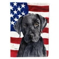 thumbnail image 1 of Carolines Treasures SC9012GF USA American Flag with Labrador Flag, Small, Multicolor, 1 of 2