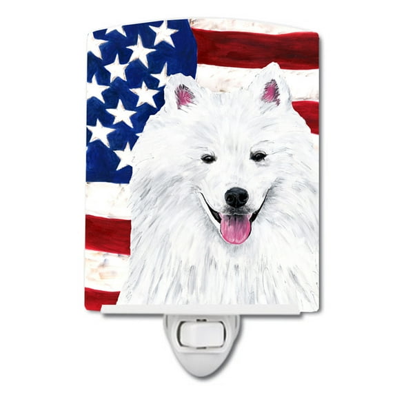Caroline's Treasures SC9023CNL Flag with Eskimo Ceramic Night Light, 6x4x3", multicolor