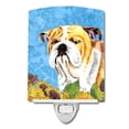 thumbnail image 1 of Bulldog English in Summer Flowers Ceramic Night Light, 1 of 2