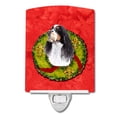 thumbnail image 1 of Springer Spaniel Christmas Wreath Ceramic Night Light, 1 of 2