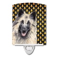 thumbnail image 1 of Caroline's Treasures SC9193CNL Belgian Tervuren Candy Corn Halloween Portrait Ceramic Night Light, 6x4x3", multicolor, 1 of 2