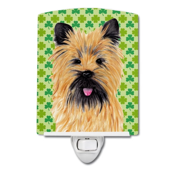 Cairn Terrier St. Patrick's Day Ceramic Night Light