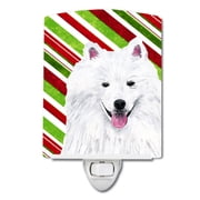 Carolines Treasures SC9339CNL Eskimo Candy Cane Holiday Christmas Ceramic Night Light, 6x4x3", multicolor