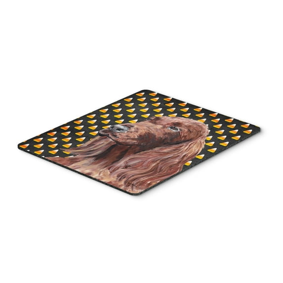 Caroline's Treasures SC9524MP Celtic Setter Candy Corn Halloween Mouse Pad, Hot Pad or Trivet, Large, Multicolor