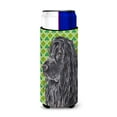 thumbnail image 1 of Caroline's Treasures SC9569MUK Black Cocker Spaniel Lucky  Shamrock Hugger for Slim Cans, 1 of 6