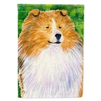 Sheltie Flag Canvas House Size