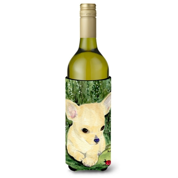 Caroline's Treasures SS1010LITERK Chihuahua Wine Bottle Hugger, Wine Bottle, multicolor