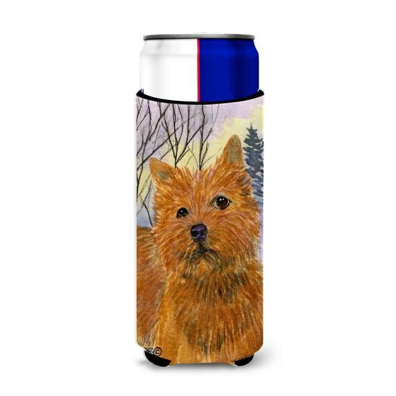 Caroline's Treasures SS1012MUK Norwich Terrier Ultra Hugger for slim cans, Slim Can, multicolor