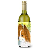 Caroline's Treasures SS1025LITERK Papillon Wine Bottle Hugger, Wine Bottle, multicolor