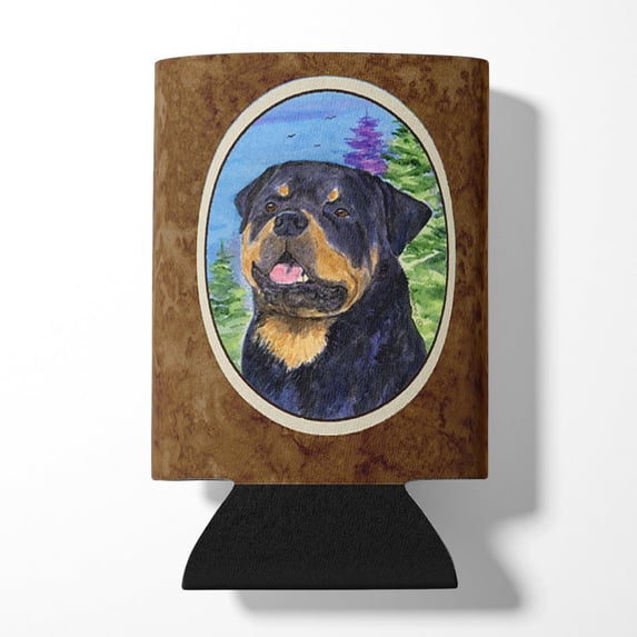Caroline's Treasures SS1026CC Rottweiler Can or Bottle Hugger, Can Hugger, multicolor