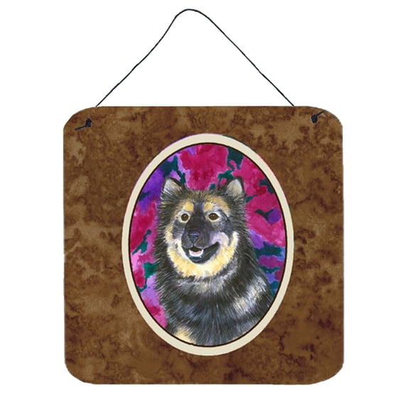 Caroline's Treasures SS1063DS66 Finnish Lapphund Wall or Door Hanging Prints, 6x6, multicolor