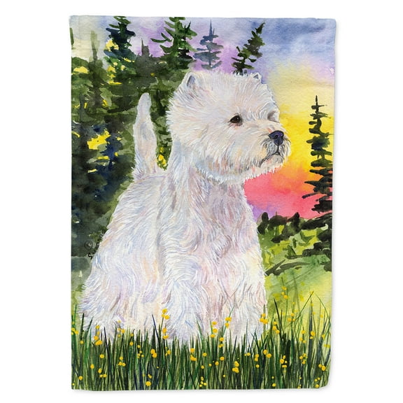 Caroline's Treasures SS1067-FLAG-PARENT Westie Flag, , multicolor