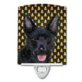 thumbnail image 1 of Caroline's Treasures SS4291CNL Australian Kelpie Candy Corn Halloween Portrait Ceramic Night Light, 6x4x3", multicolor, 1 of 2