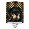 thumbnail image 1 of Caroline's Treasures SS4308CNL Gordon Setter Candy Corn Halloween Portrait Ceramic Night Light, 6x4x3", multicolor, 1 of 2