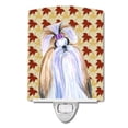 thumbnail image 1 of Caroline's Treasures SS4391CNL Shih Tzu Fall Leaves Portrait Ceramic Night Light, 6x4x3", multicolor, 1 of 2