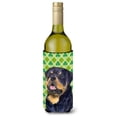 thumbnail image 1 of Caroline's Treasures SS4455LITERK Rottweiler   Shamrock Portrait  Beverage Bottle Hugger,  Beverage Bottle, 1 of 1