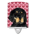 thumbnail image 1 of Caroline's Treasures SS4515CNL Gordon Setter Hearts Love and Valentine's Day Portrait Ceramic Night Light, 6x4x3",, 1 of 2