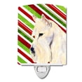 thumbnail image 1 of Caroline's Treasures SS4599CNL Scottish Terrier Candy Cane Holiday Christmas Ceramic Night Light, 6x4x3", multicolor, 1 of 2