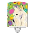 thumbnail image 1 of Caroline's Treasures SS4875CNL Scottish Terrier Easter Eggtravaganza Ceramic Night Light, 6x4x3", multicolor, 1 of 2