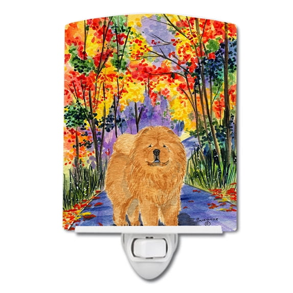 Caroline's Treasures SS7001CNL Chow Chow Ceramic Night Light, 6x4x3", multicolor