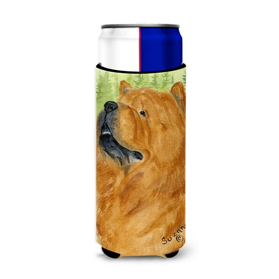 Caroline's Treasures SS7007MUK Chow Chow Ultra Hugger for slim cans, Slim Can, multicolor