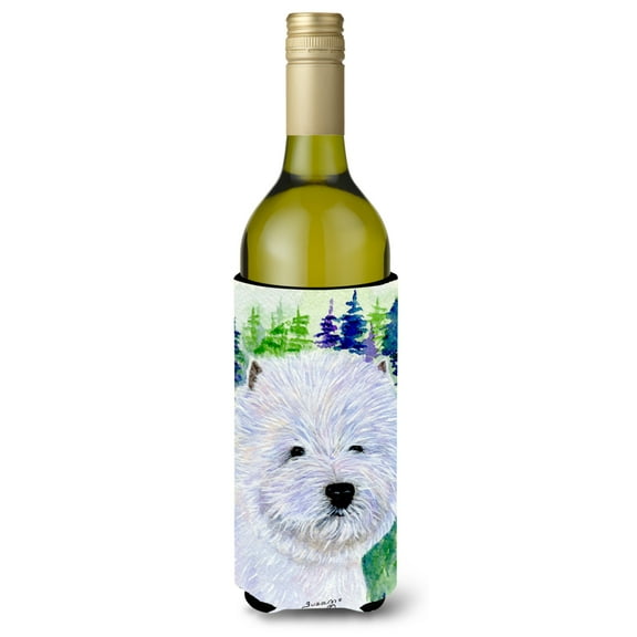 Caroline's Treasures SS8002LITERK Westie Wine Bottle Hugger, Wine Bottle, multicolor