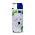 thumbnail image 1 of Caroline's Treasures SS8002MUK Westie Ultra Hugger for slim cans, Slim Can, multicolor, 1 of 6