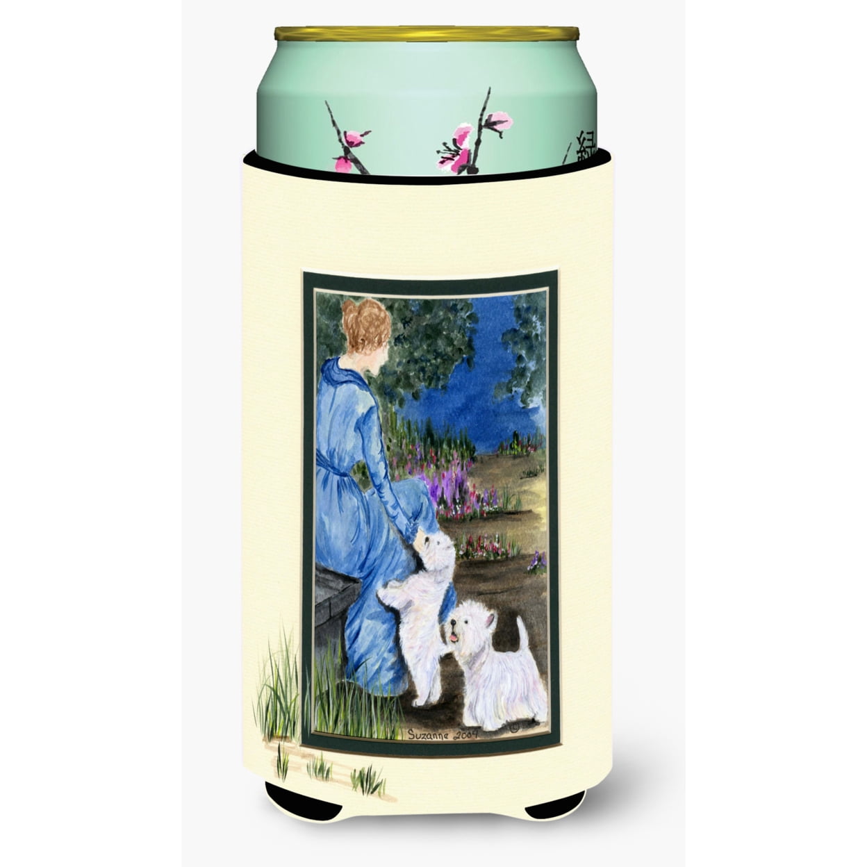 Caroline's Treasures Pavone Bianco Pavone Stampa Natalizia In Metallo 8 X 12 Multicolore~p117778191