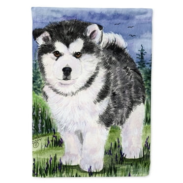 Caroline's Treasures SS8027-FLAG-PARENT Alaskan Malamute Flag, , multicolor