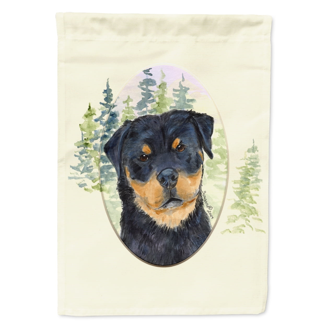Caroline's Treasures SS8049-FLAG-PARENT Rottweiler Flag, , multicolor