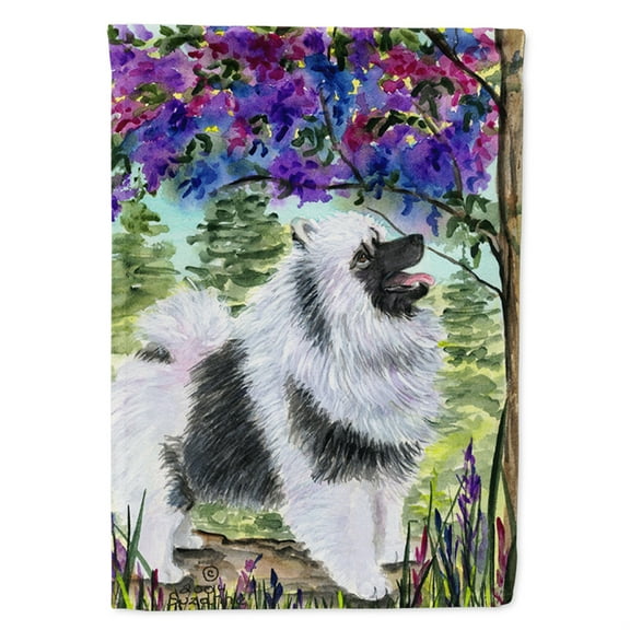 Caroline's Treasures SS8063-FLAG-PARENT Keeshond Flag, , multicolor