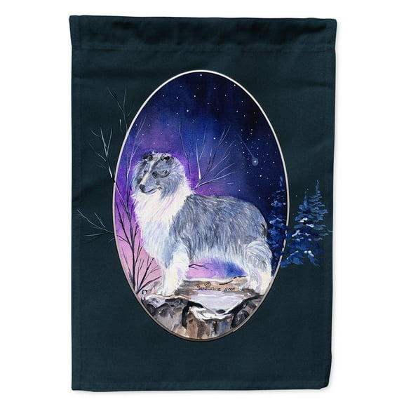 Caroline's Treasures SS8073-FLAG-PARENT Sheltie Flag, , multicolor