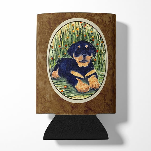 Caroline's Treasures SS8107CC Rottweiler Can or Bottle Hugger, Can Hugger, multicolor