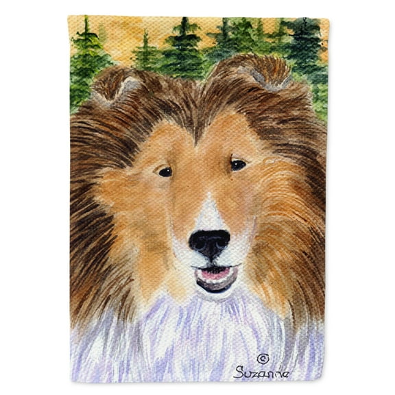 Caroline's Treasures SS8141-FLAG-PARENT Sheltie Flag, , multicolor