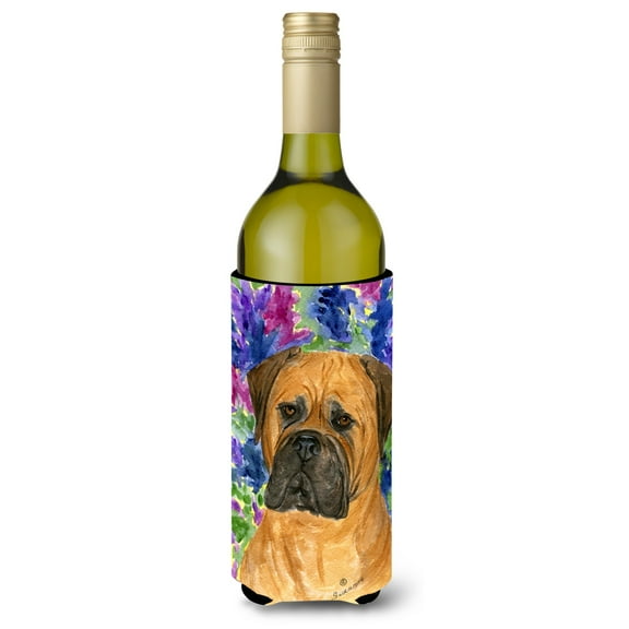 Caroline's Treasures SS8155LITERK Bullmastiff Wine Bottle Hugger, Wine Bottle, multicolor