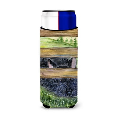 Caroline's Treasures SS8193MUK Scottish Terrier Ultra Hugger for slim cans, Slim Can, multicolor