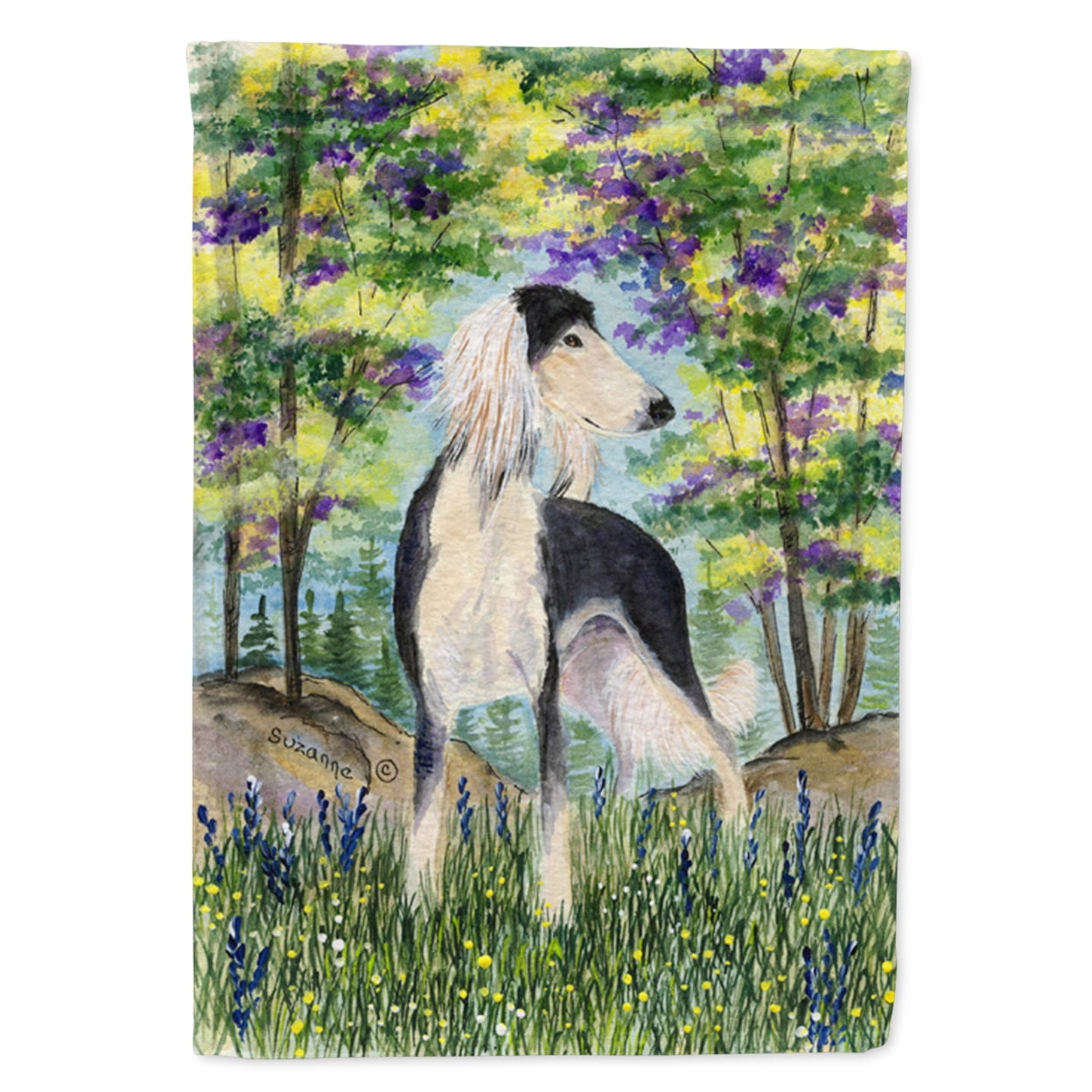 Caroline's Treasures SS8200-FLAG-PARENT Saluki Flag, , multicolor