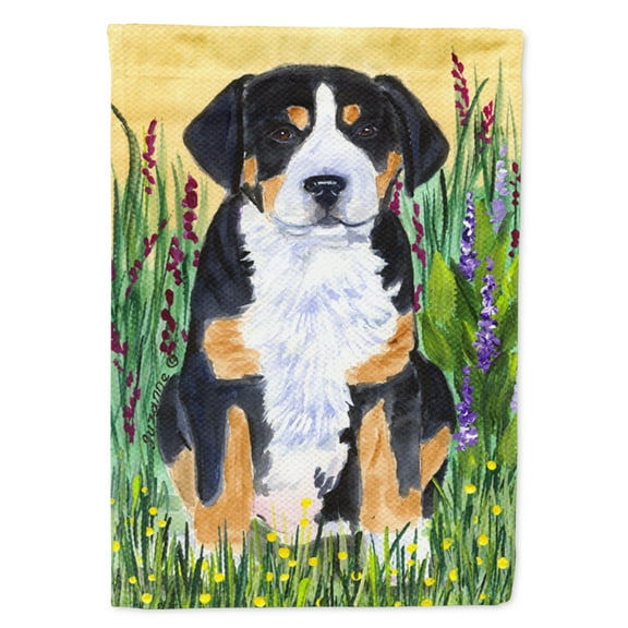 Caroline's Treasures SS8217-FLAG-PARENT Greater Swiss Mountain Dog Flag, , multicolor