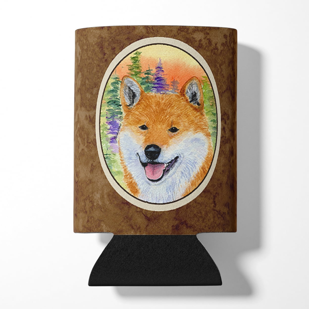 Caroline's Treasures SS8234CC Shiba Inu Can or Bottle Hugger, Can Hugger, multicolor