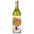 thumbnail image 1 of Caroline's Treasures SS8234LITERK Shiba Inu Wine Bottle Hugger, Wine Bottle, multicolor, 1 of 1