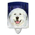 thumbnail image 1 of Caroline's Treasures SS8242CNL Great Pyrenees Ceramic Night Light, 6x4x3", multicolor, 1 of 2