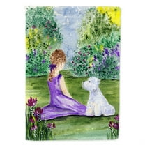 Caroline's Treasures SS8246-FLAG-PARENT Westie Flag, , multicolor
