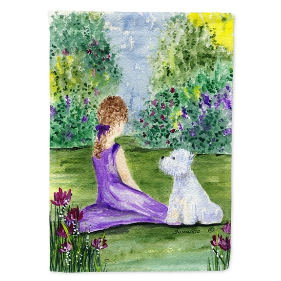 Caroline's Treasures SS8246-FLAG-PARENT Westie Flag, , multicolor