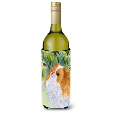 Caroline's Treasures SS8260LITERK Japanese Chin Wine Bottle Hugger, Wine Bottle, multicolor