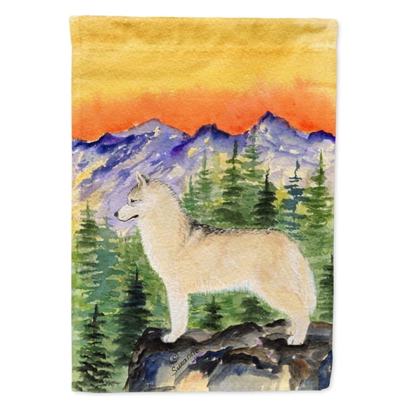 Caroline's Treasures SS8285-FLAG-PARENT Siberian Husky Flag, , multicolor
