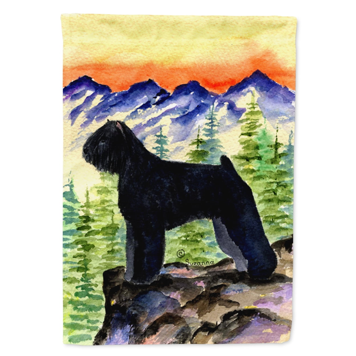 Caroline's Treasures SS8286-FLAG-PARENT Bouvier des Flandres Flag, , multicolor